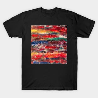 Acrylic Palette Knife Painting T-Shirt